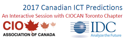 IDC Canada 2017 Predictions – Toronto Chapter Event, Jan 26,  2017