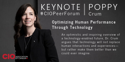 Poppy Crum: Optimizing Human Performance Through Technology #CIOPeerForum