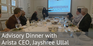 Toronto Chapter: Advisory Dinner with Arista CEO, Jayshree Ullal