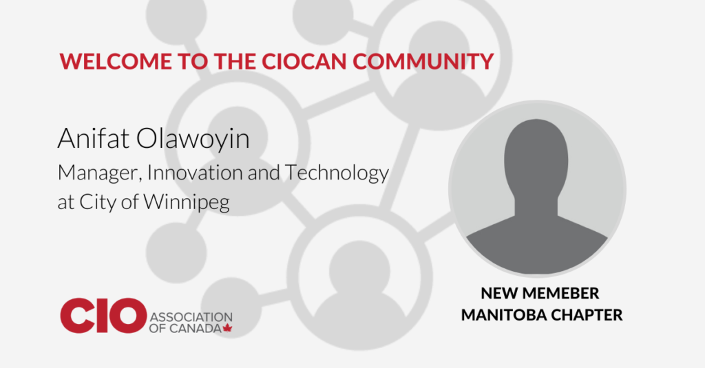 Anifat Olawoyin CIO Association of Canada