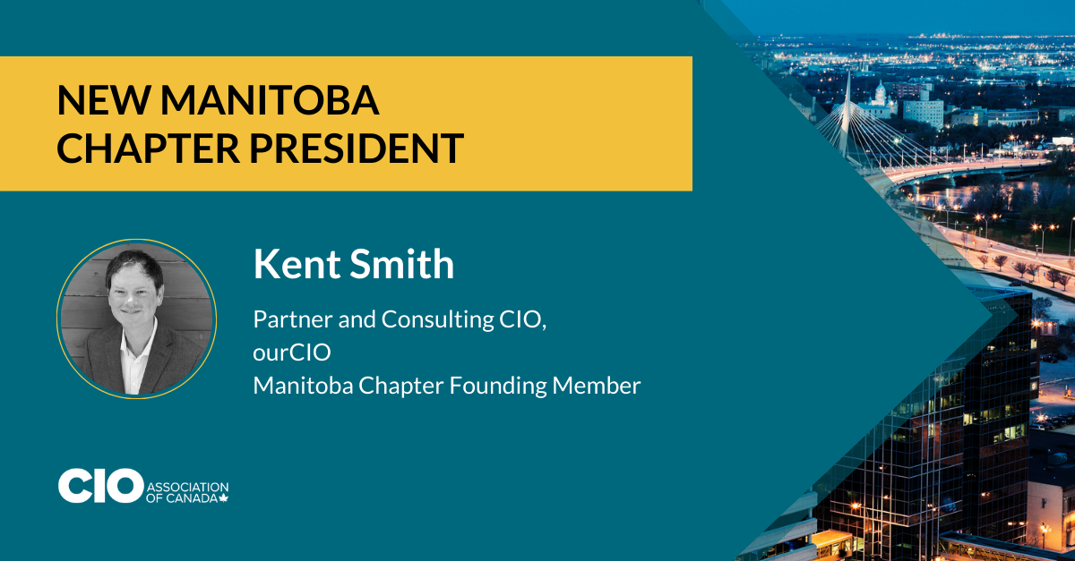 Welcome Kent Smith, New Manitoba Chapter President