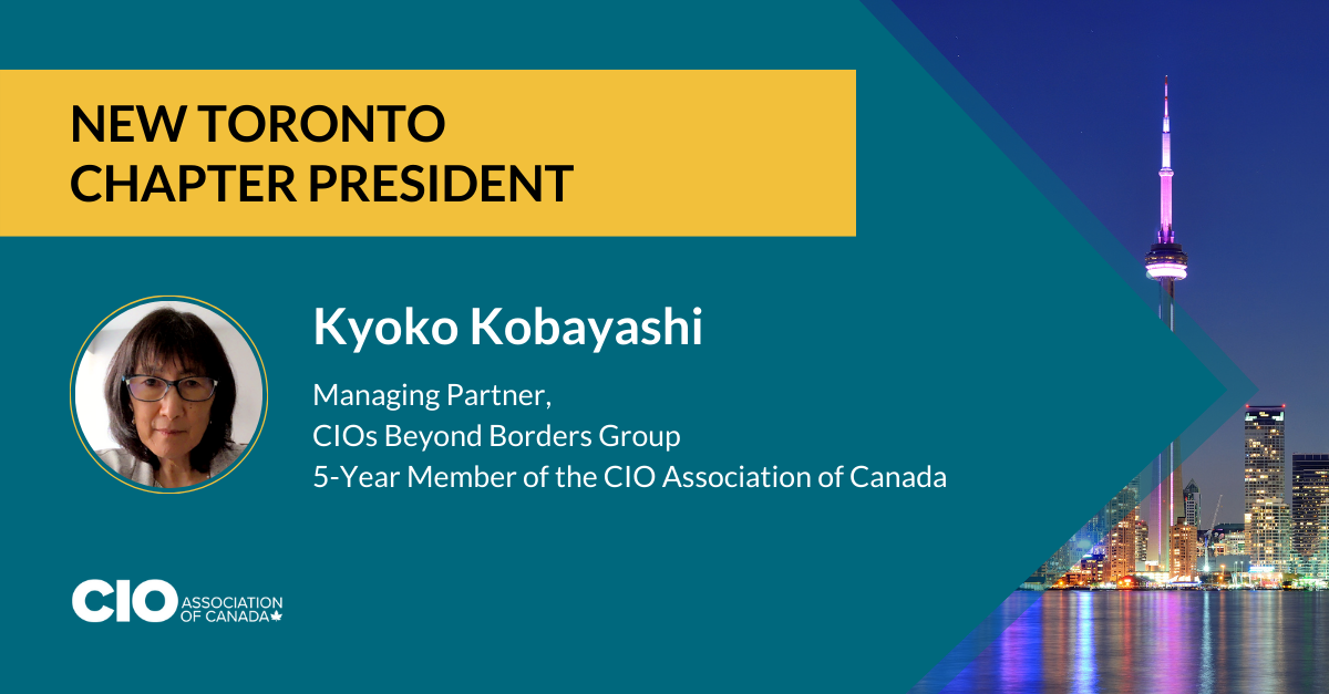 Welcome Kyoko Kobayashi, New Toronto Chapter President